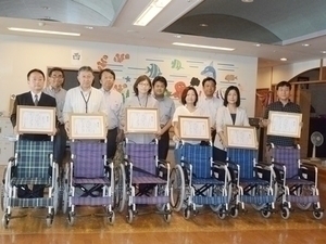 第71・72・73・74・75・76号 車椅子贈呈(熊本市内各施設へ)