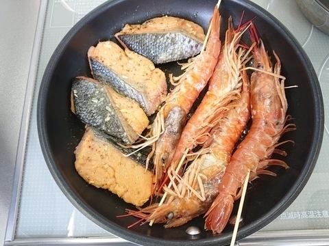 骨なし銀鮭のアクアパッツァ