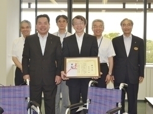 第51・52・53・54・55号 車椅子贈呈(熊本県へ)