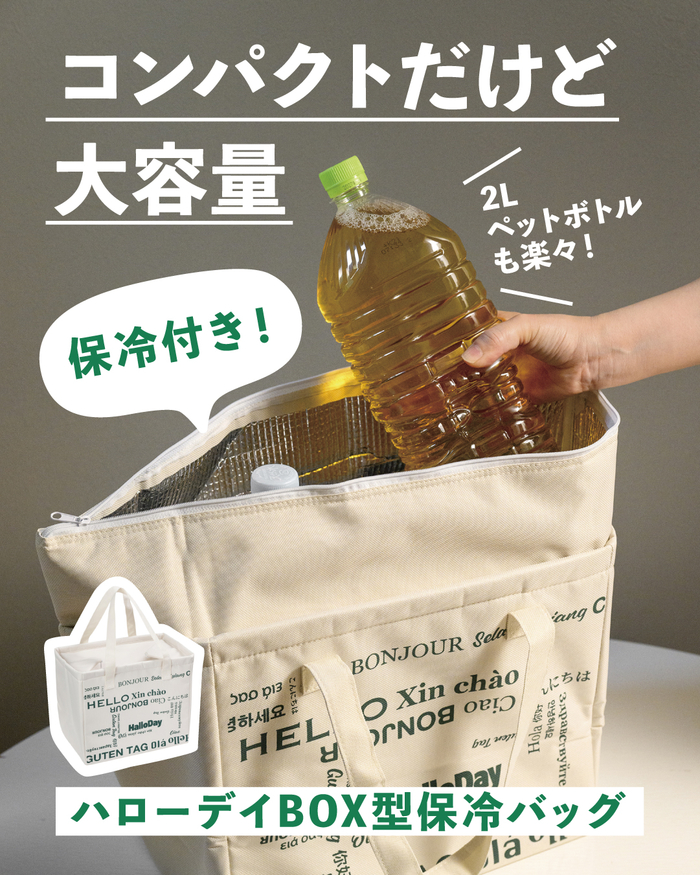 ハローデイ BOX型保冷バッグ